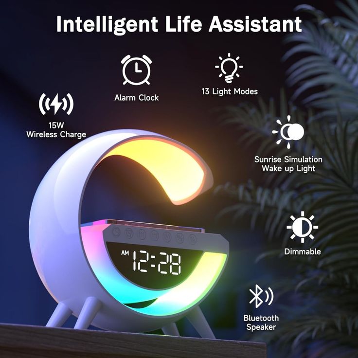 Google Speaker 3-in-1 (Speaker, Lamp, Wireless Charger)