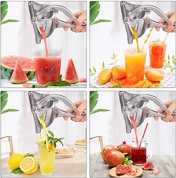 Hand Press Stainless Steel Manual Fruit juicer and squeezer