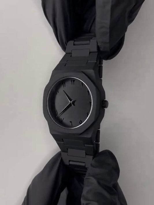 Black Aura Quartz Watch | Premium Quality & Finish | Watch for Men