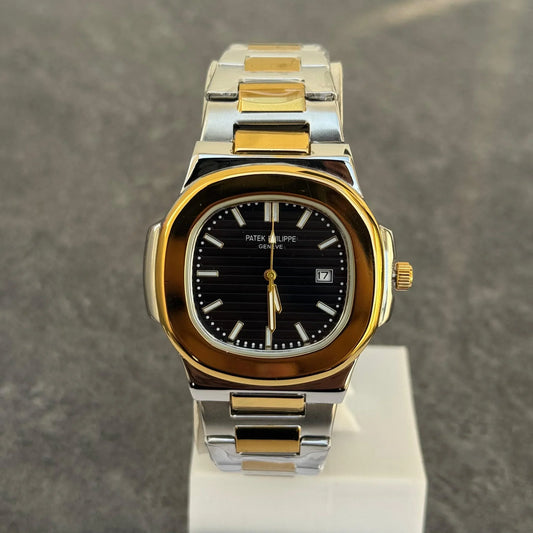 Patek Philippe Date Just - Two Tone Golden Black