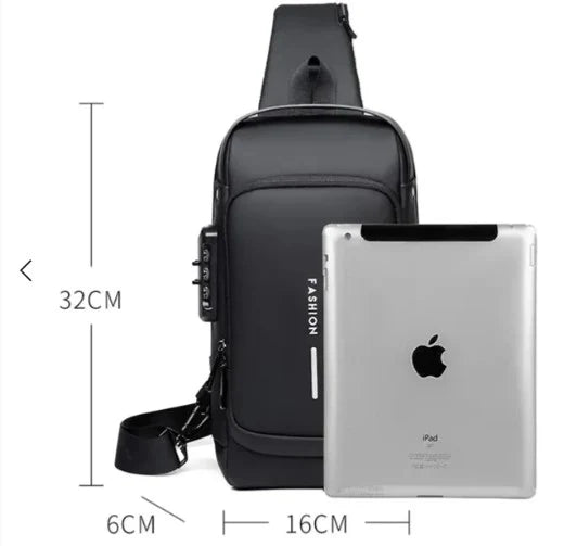 Multifunction Anti-Theft USB Charging Crossbody Shoulder Bag | Stylish, Secure, and Ready for Adventures