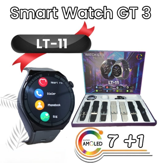 LT-11 Smart Watch GT 3 | Touch Display, Fitness & Health Tracker