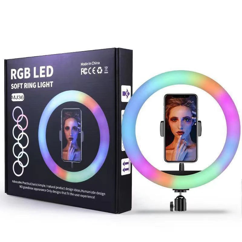 RGB Ring Light with 7ft Tripod Stand