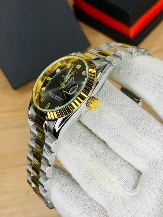 RLX - Oyster Perpetual Date - Two Tone Black