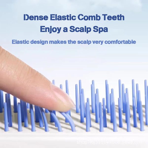 Self-Cleaning Anti-Static Massage Comb β One-Pull Clean Hair Brush with Retractable Bristles | Ergonomic Scalp Massager for All Hair Types