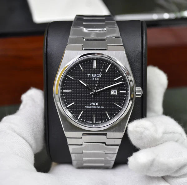 Tissot PRX Chain Watch - Silver Black