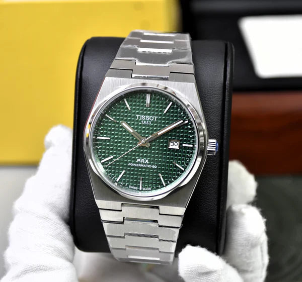 Tissot PRX Chain Watch - Silver Green