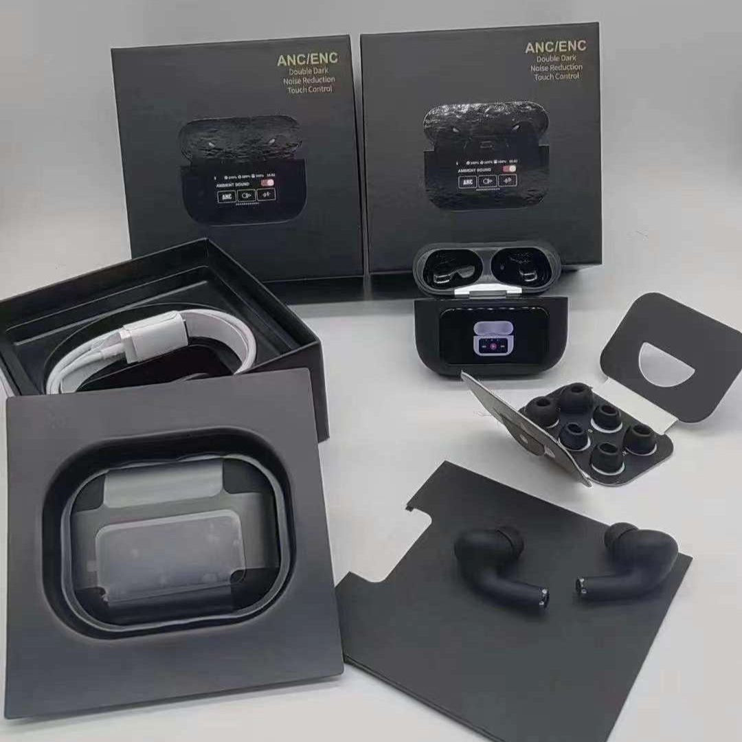 Apple Airpods Pro 2 with Digital Display (Black)