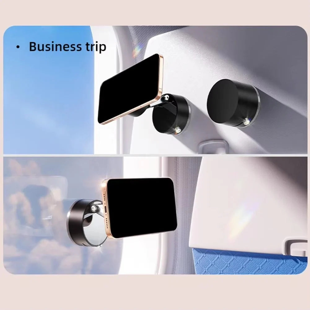 Magnetic Wireless Phone Holder with Vacuum Suction Cup | Foldable, Strong Magnetic Grip for Maximum Phone Security
