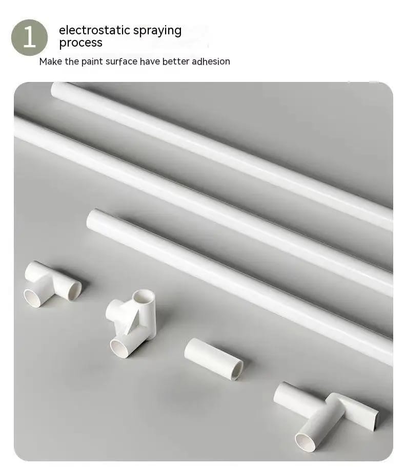 Corner cloth rack