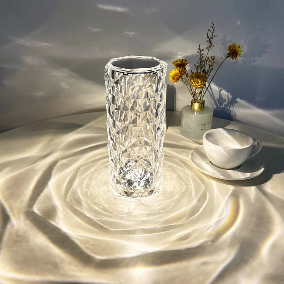 Crystal Colour Changing Lamp - Touch sensor - 16 colors