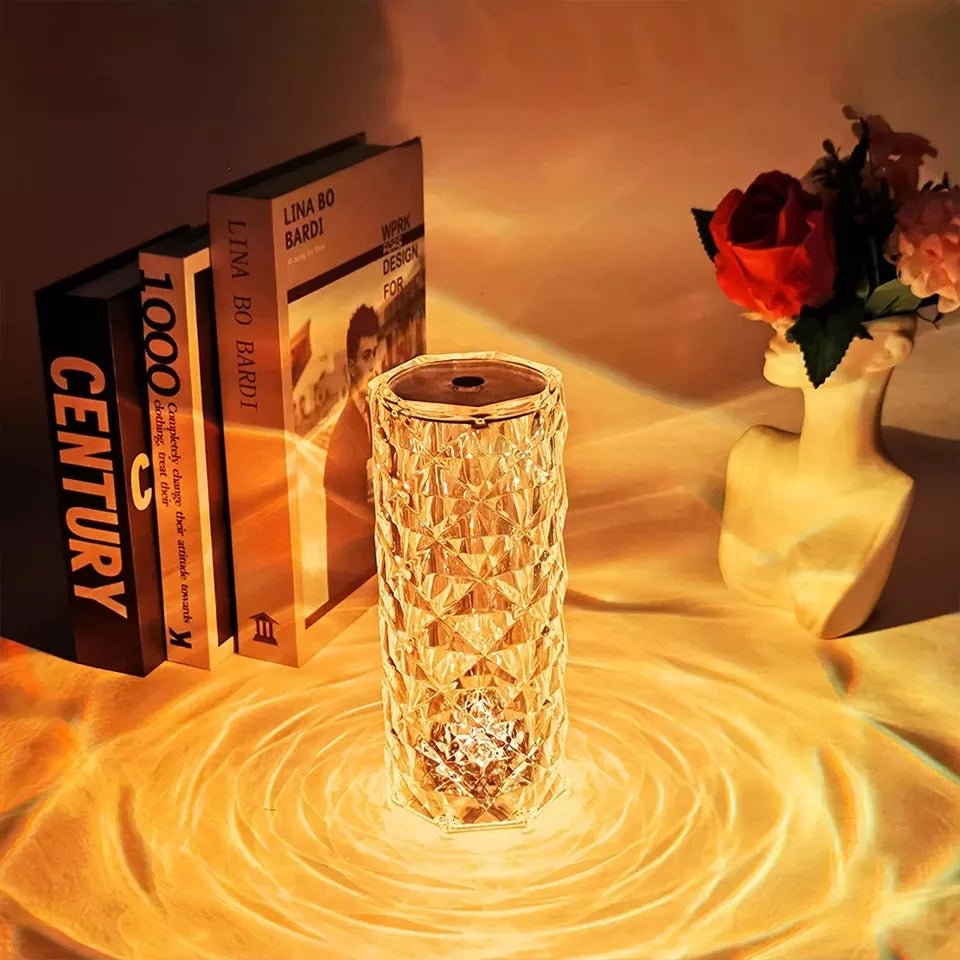 Crystal Colour Changing Lamp - Touch sensor - 16 colors