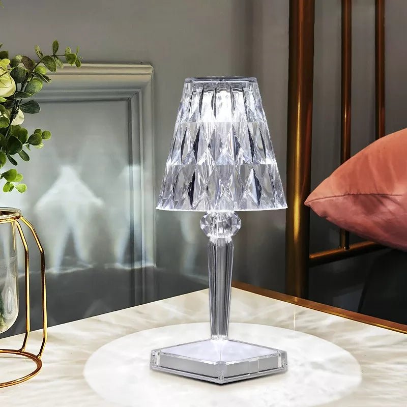 Crystal Colour Changing Lamp - Touch sensor - 16 colors