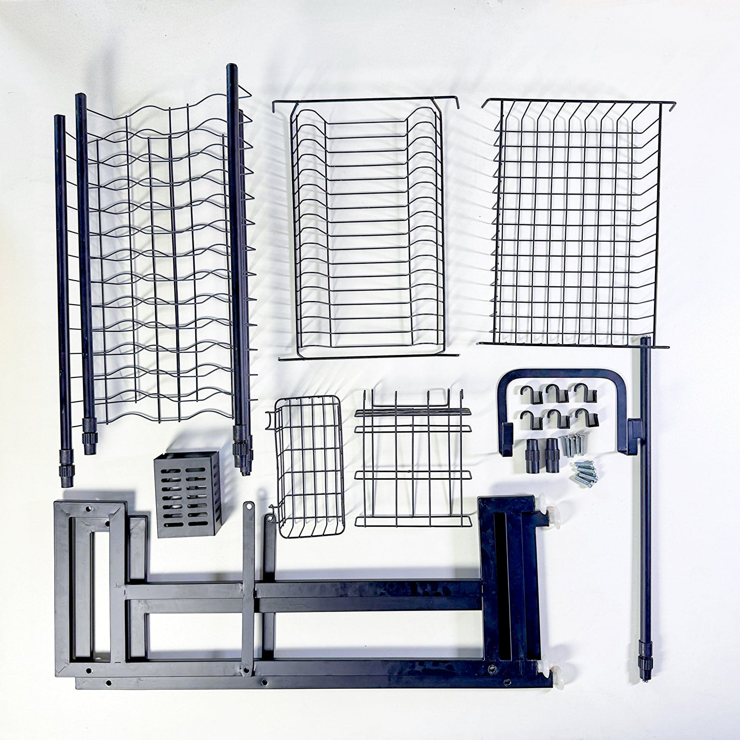 Expandable 2-Tier  OverSink Dish Drying Rack By Matrix