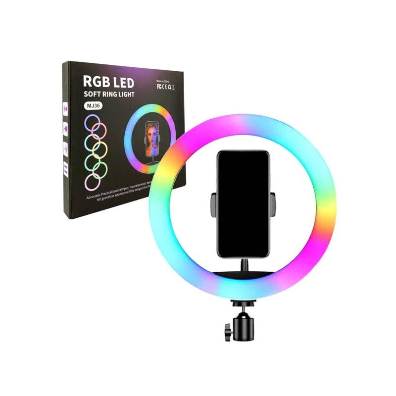RGB Ring Light with 7ft Tripod Stand