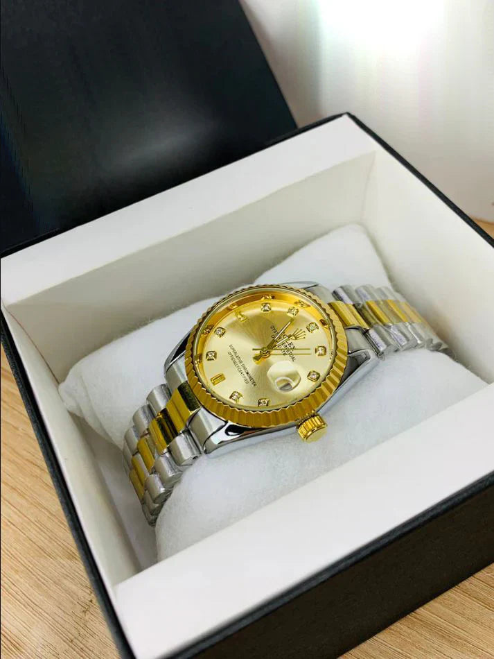 RLX - Oyster Perpetual Date - Two Tone Golden