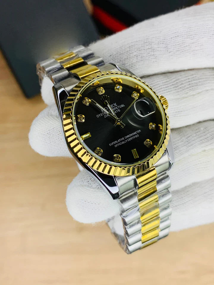RLX - Oyster Perpetual Date - Two Tone Black