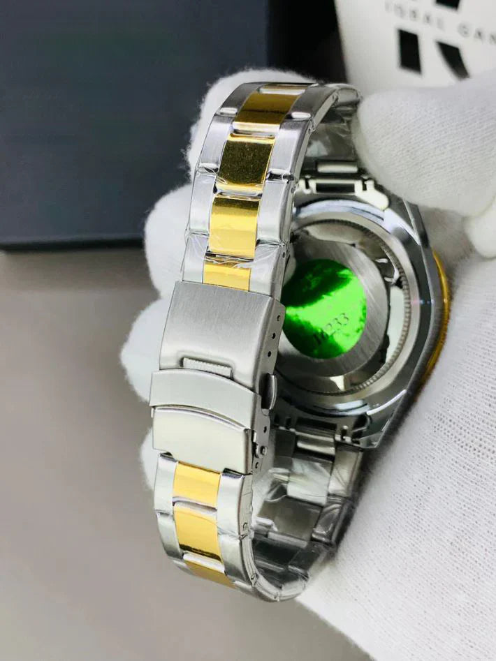 Rolex Submariner Date Watch - Two Tone Black