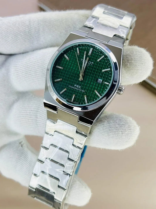 Tissot PRX Chain Watch - Silver Green