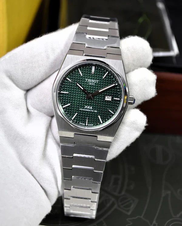 Tissot PRX Chain Watch - Silver Green